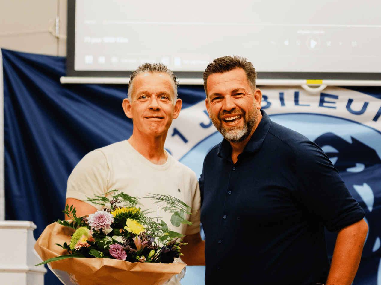 Vincent Baten en wethouder Gerben Gringhuis